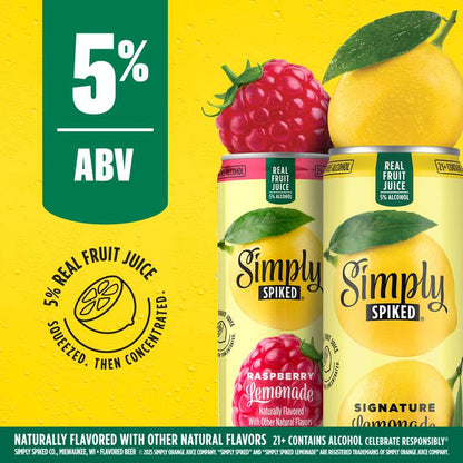 Simply Spiked Lemonade Variety Pack 12pk 12oz Can 5.0% ABV