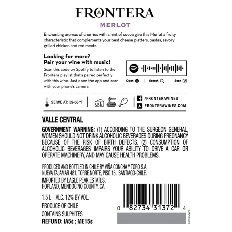 Frontera Merlot 1.5 Liter