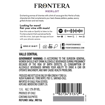 Frontera Merlot 1.5 Liter