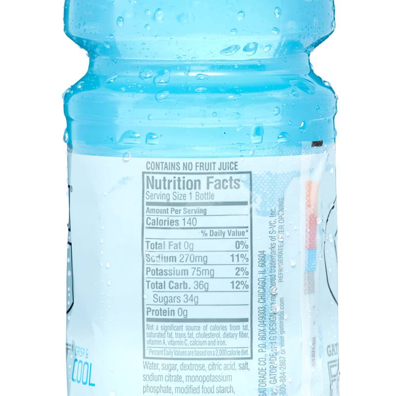 Gatorade Frost Thirst Quencher Glacier Freeze 20oz Btl