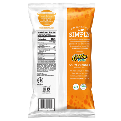 Simply Cheetos Puffs White Cheddar 8.5oz