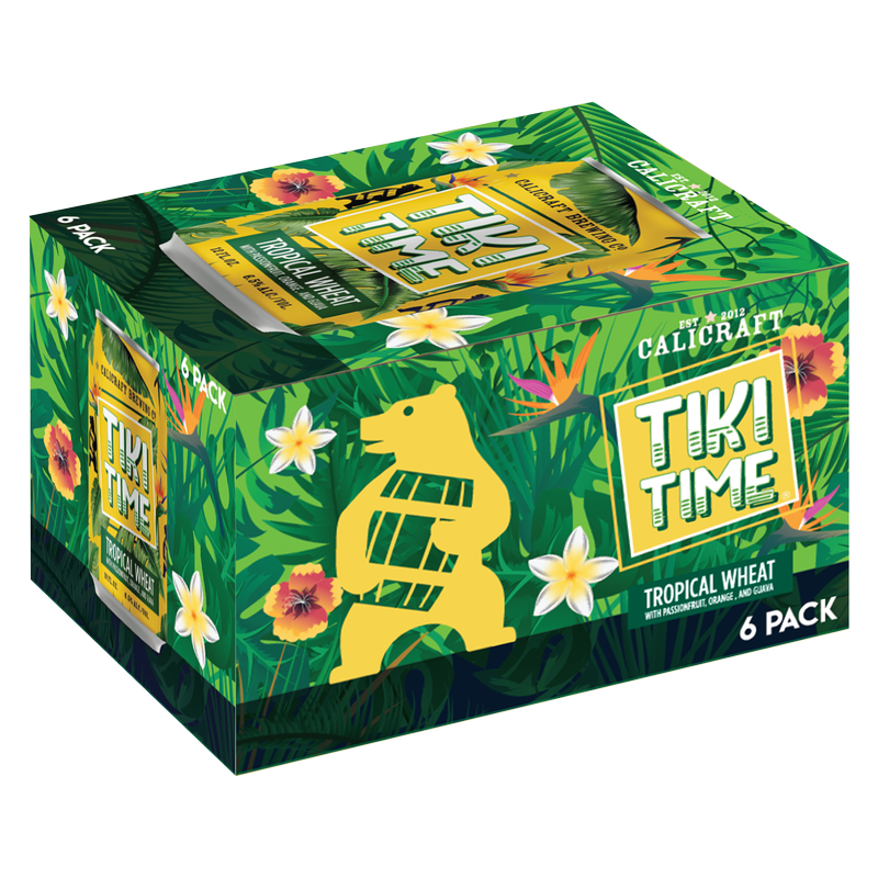 Calicraft Brewing Tiki Time Tropical Wheat 6pk 12oz Can