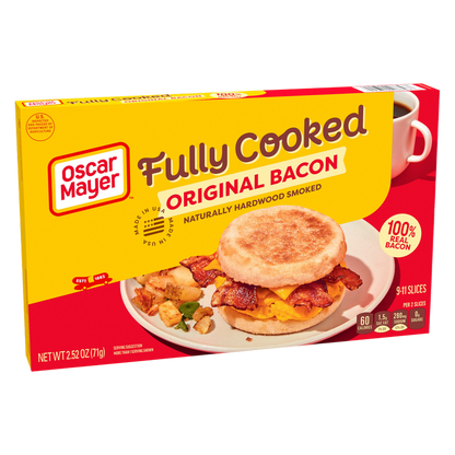 Oscar Mayer Original Fully Cooked Bacon - 2.52oz