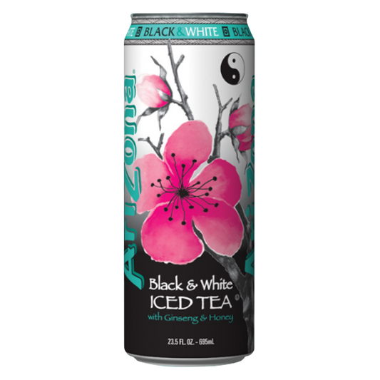 Arizona Black & White Tea 23.5oz Can