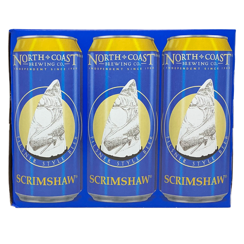 North Coast Brewing Scrimshaw Pilsner 6pk 16oz Can