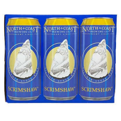 North Coast Brewing Scrimshaw Pilsner 6pk 16oz Can