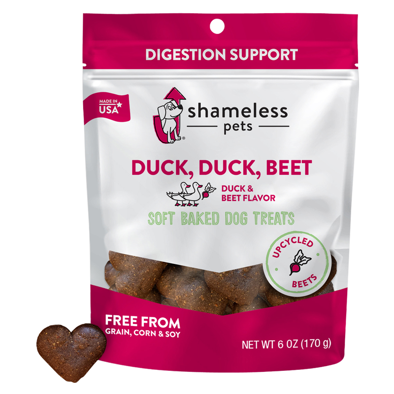Shameless Pets Duck Duck Beets Dog Treats 6oz