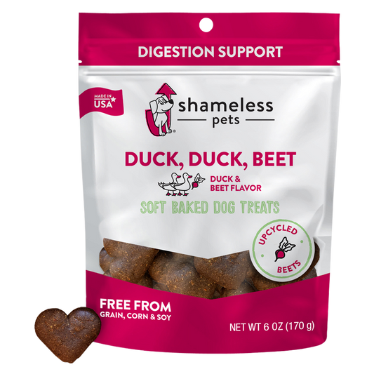 Shameless Pets Duck Duck Beets Dog Treats 6oz