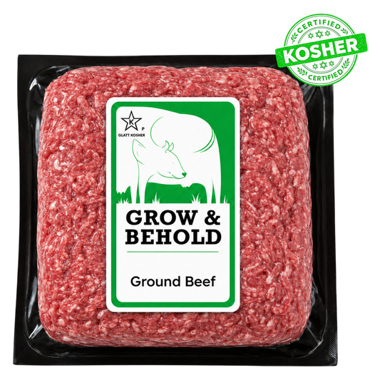 Grow & Behold Kosher Black Angus Ground Beef - 1lb