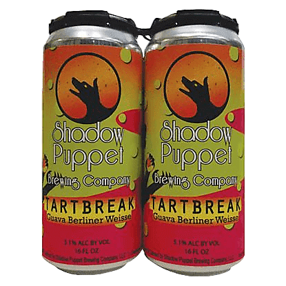 Shadow Puppet Brewing Tartbreak Guava Berliner Weisse 4pk 16oz Can