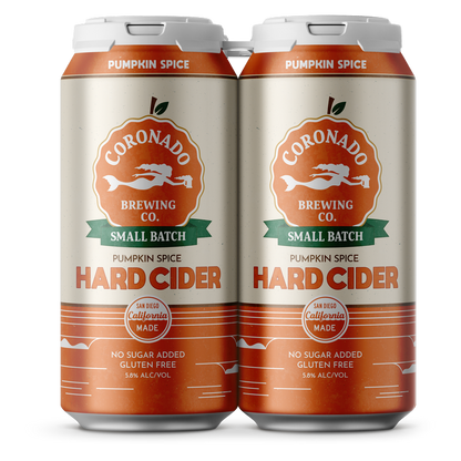 Coronado Seasonal Cider - Pumpkin Cider (4PKC 16 OZ)