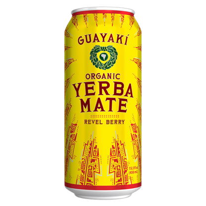 Guayaki Yerba Mate Organic Revel Berry 15.5oz Can