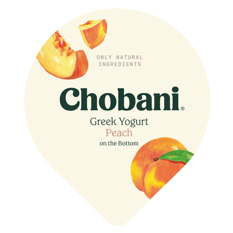 Chobani Peach on the Bottom Nonfat Greek Yogurt - 5.3oz