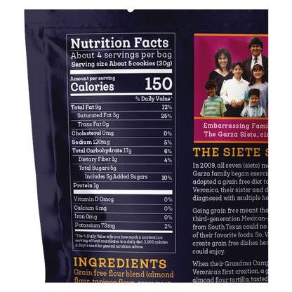 Siete Mexican Shortbread Cookies 4.5oz