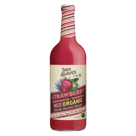 Tres Agaves Organic Strawberry Margarita Mix 1L Btl