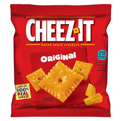 Cheez-It Original Baked Snack Cheese Crackers 1.5oz Bag