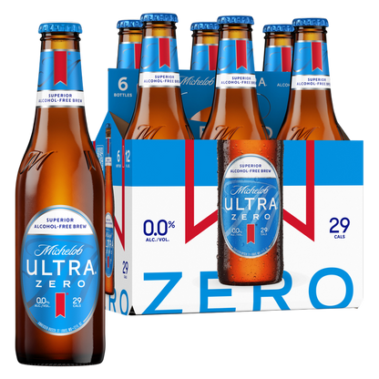 Micehlob Ultra Zero 6pk 12oz Bottle