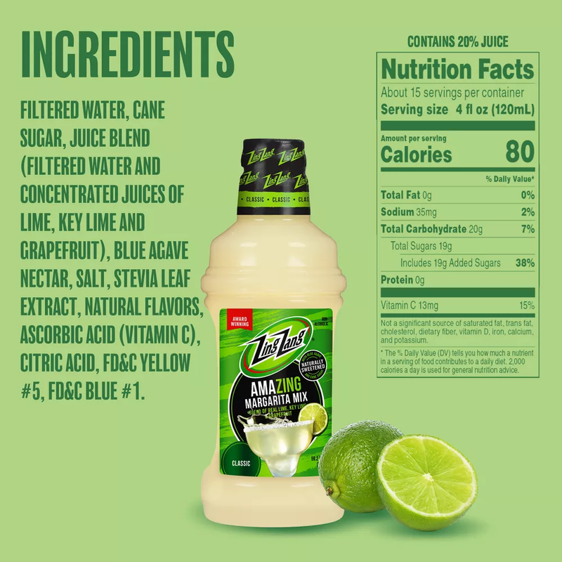 Zing Zang Margarita Mix 1.75L Btl