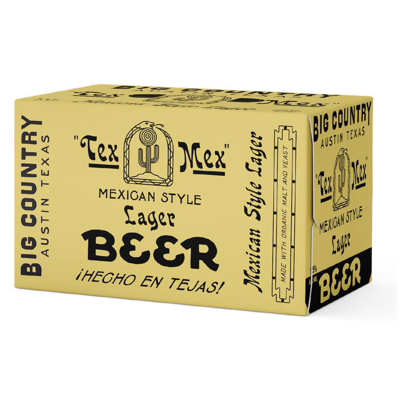 Big Country Organic Brewing Co. TexMex Lager 6pk 12oz Can 5.5% ABV
