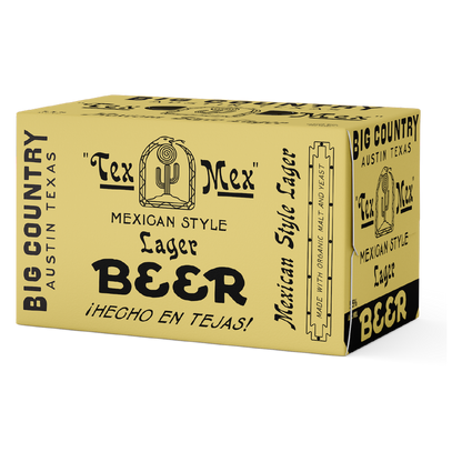 Big Country Organic Brewing Co. TexMex Lager 6pk 12oz Can 5.5% ABV