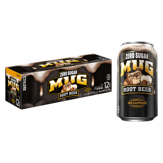 Mug Zero Sugar Soda Root Beer 12pk 12oz Can
