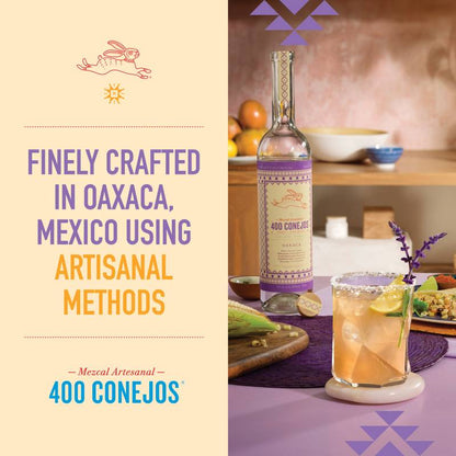 400 Conejos Tobala Mezcal Joven 750ml (80 Proof)