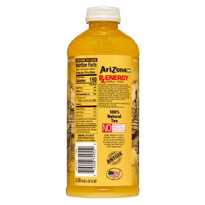 AriZona Rx Energy Tea 34oz Btl