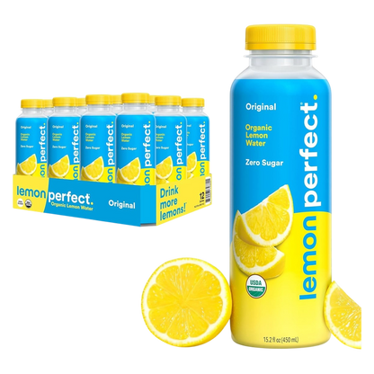 Lemon Perfect Original Lemon Hydrating Lemon Water 12pk 15.2oz Bottles