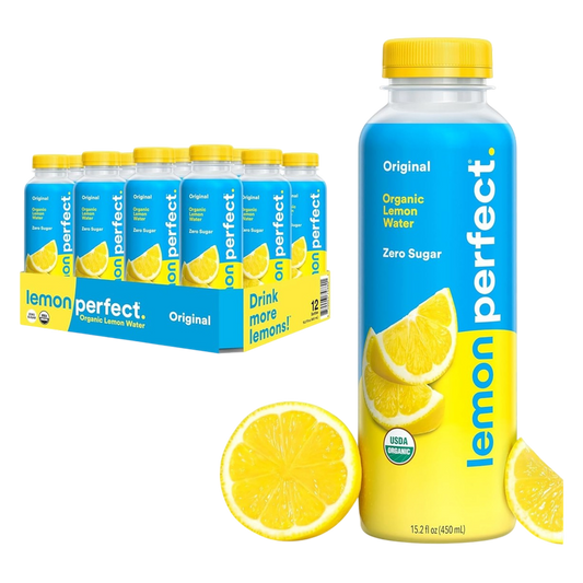 Lemon Perfect Original Lemon Hydrating Lemon Water 12pk 15.2oz Bottles