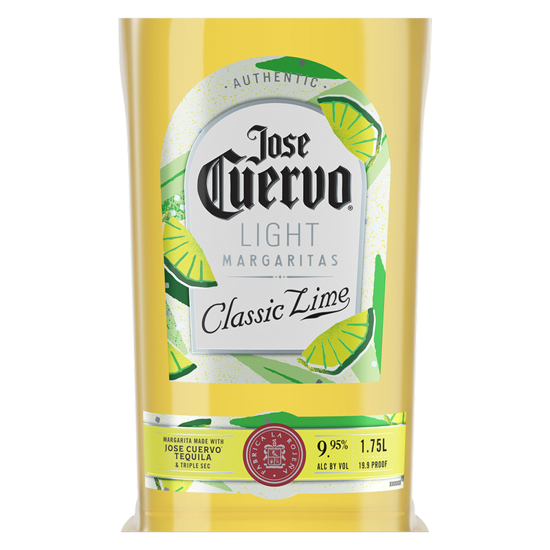 Jose Cuervo Authentic Margarita Classic Lime Light Ready to Drink Cocktail 1.75L 9.95% ABV