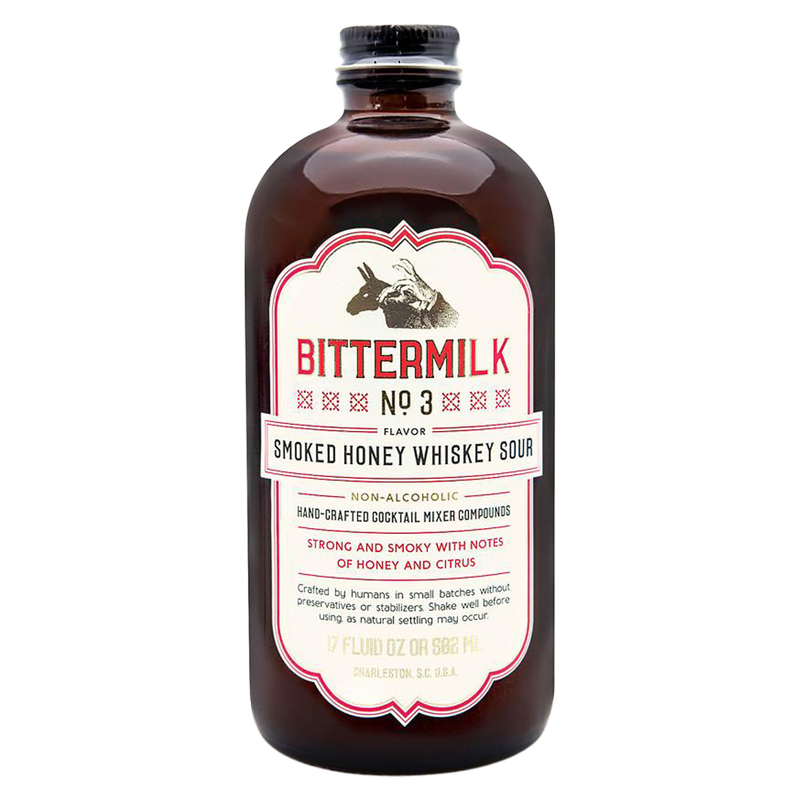 Bittermilk No 3 Smoked Honey Whiskey Sour 17oz