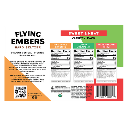 Flying Embers Sweet & Heat Hard Seltzer 6pk 12oz Can 5.0% ABV