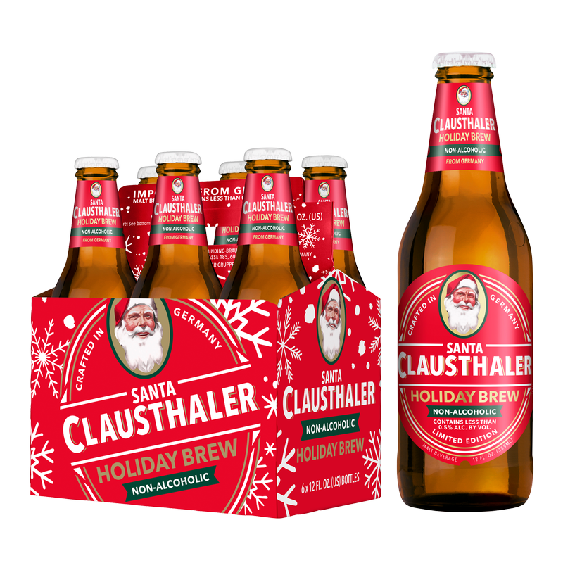 Clausthaler Santa Clausthaler Holiday Brew Non-Alcoholic 6pk 12oz Btl