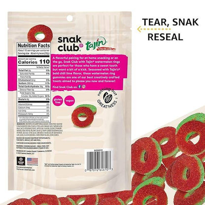 Snak Club Tajin Watermelon Rings, 5oz