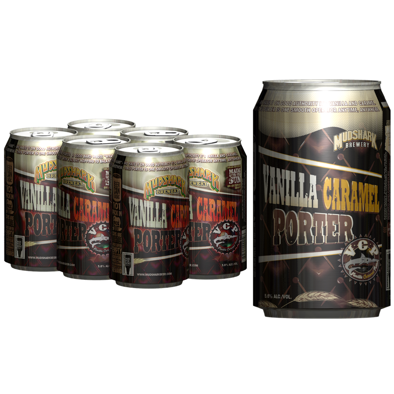Mudshark Vanilla Caramel Porter 6pk 12oz Can 5.6% ABV