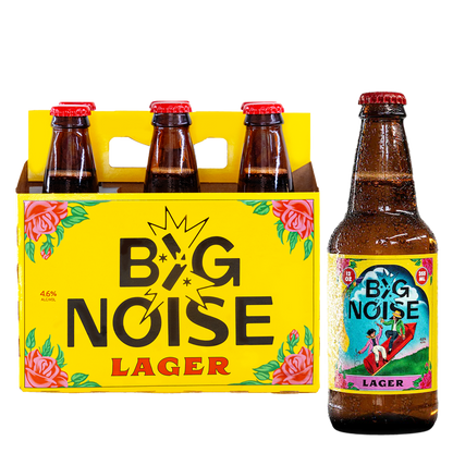Big Noise Lager 6pk 12oz Btl 4.6 ABV%