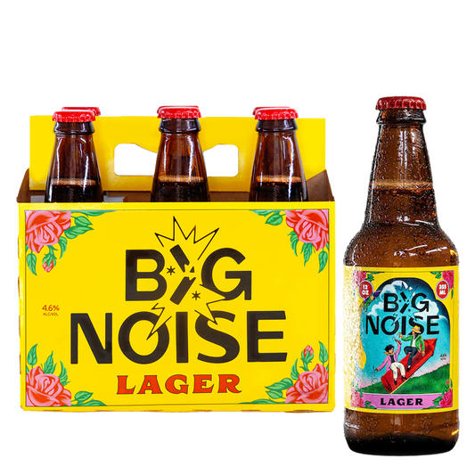 Big Noise Lager 6pk 12oz Btl 4.6 ABV%