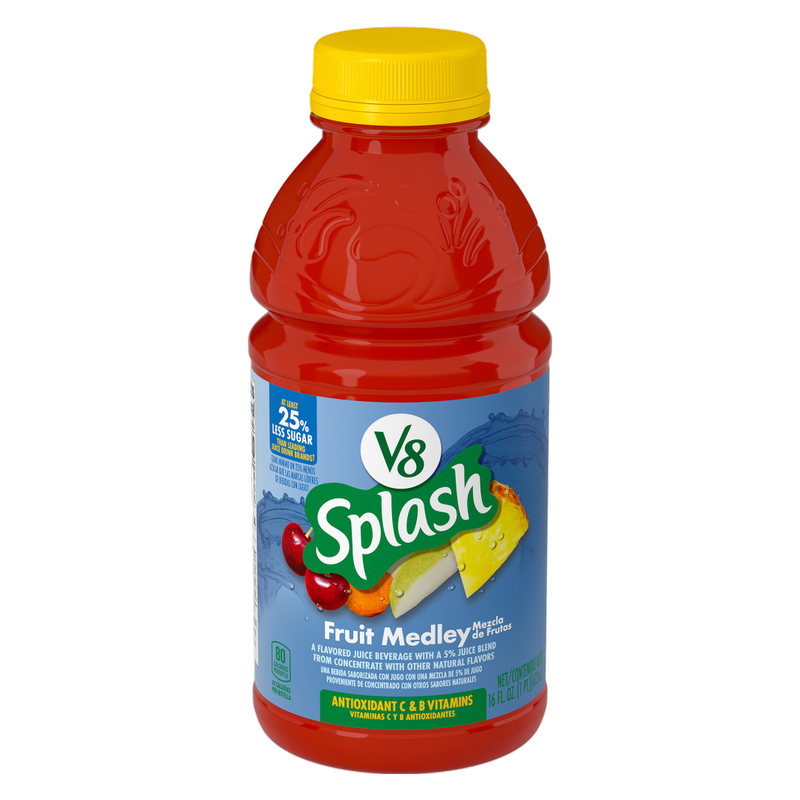 V8 Splash Fruit Medley Juice 16oz