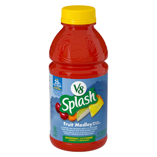 V8 Splash Fruit Medley Juice 16oz