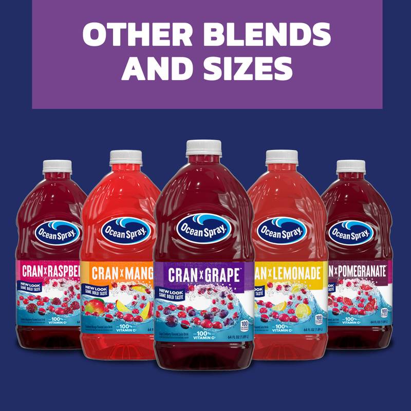 Ocean Spray Cran Grape Juice 64oz Btl