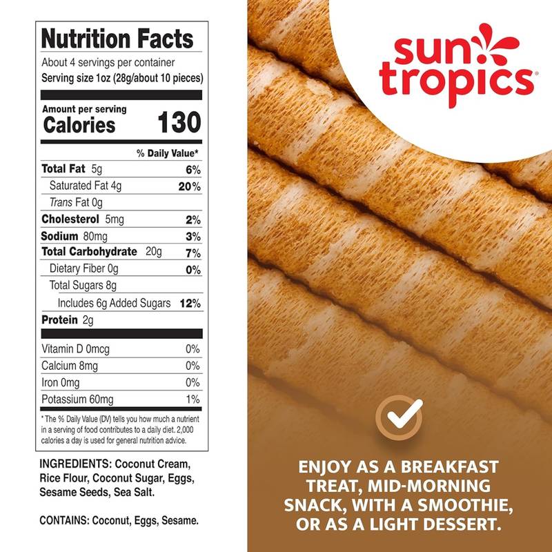 Sun Tropics CocoRolls Original, 4oz