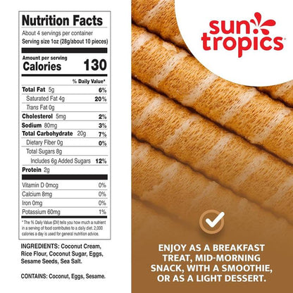 Sun Tropics CocoRolls Original, 4oz
