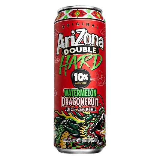 Arizona Double Hard Watermelon Dragonfruit 22oz Can 10% ABV