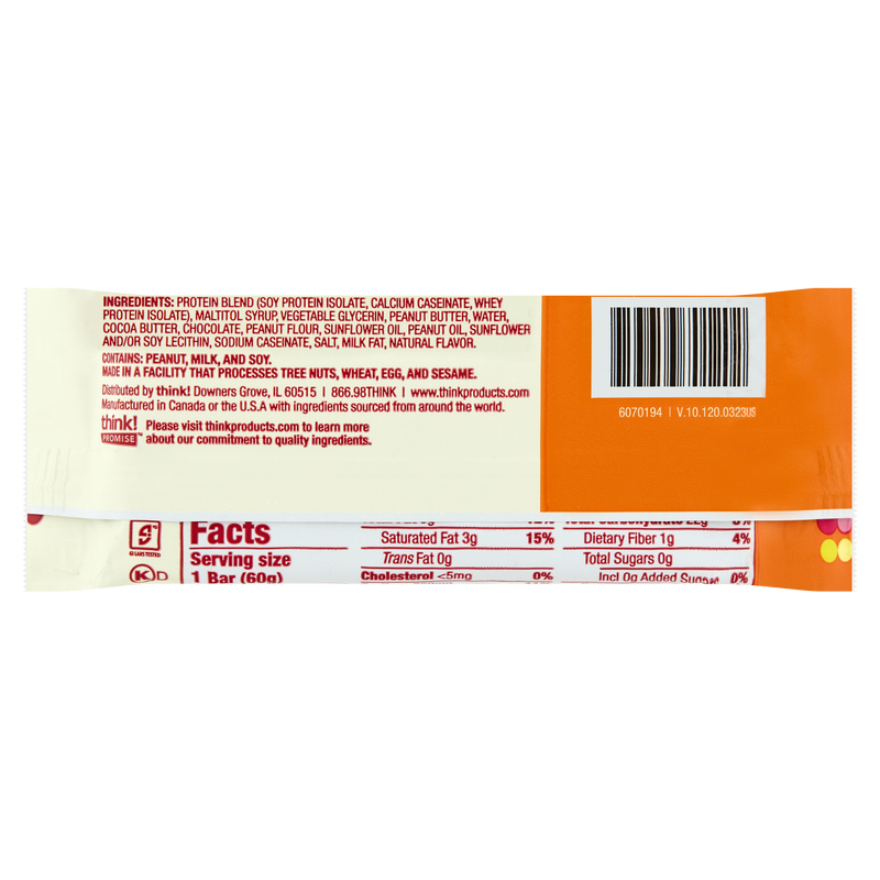 Think Thin Bar Crm Pnut Btr 2.1oz