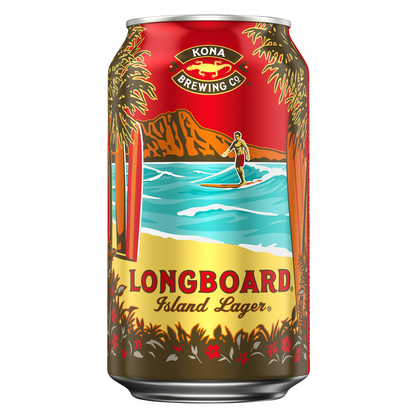 Kona Longboard Island Lager 18pk 12oz Can 4.6% ABV