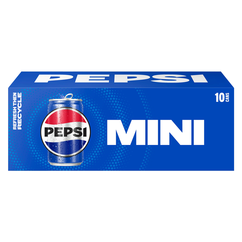 Pepsi 10pk 7.5oz Mini Can
