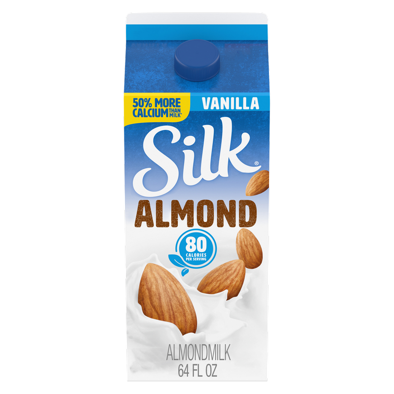 Silk Vanilla Almond Milk 1/2 Gallon