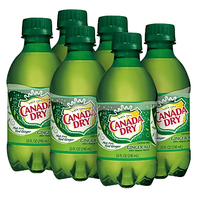 Canada Dry Ginger Ale 6pk 10oz Btl
