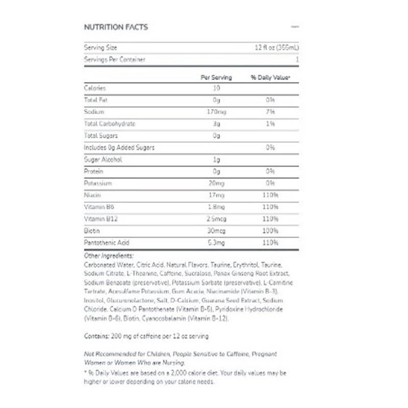 Alani Nu Energy Juicy Peach 12oz Can