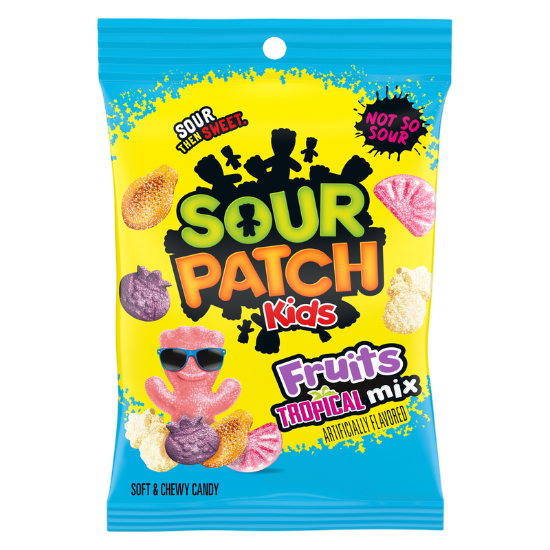Sour Patch Kids Fruits Tropical Mix, 7.28oz